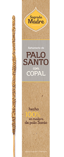 Sahumerios naturales de Palo Santo con Copal caja 8 unidades Sagrada Madre - comprar online