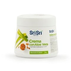 Crema con Aloe Vera, Almendras y Vitamina E 150 gr SriSri Tattva