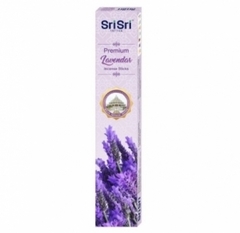 Sahumerios Premium Lavanda Incense Sticks Sri Sri Ayurveda caja x 12 unidades