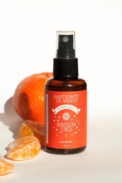 Sanitizante de manos natural de Mandarina 60 ml - Maison Diev - comprar online