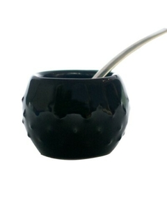 MATE DE CERÁMICA + BOMBILLA DE ACERO INOXIDABLE - tienda online