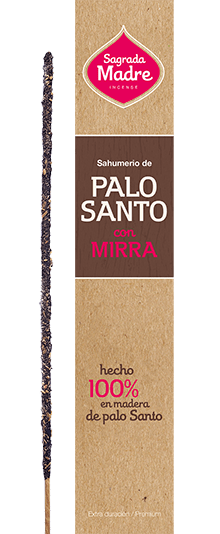 Sahumerios de Palo Santo natural caja 8 unidades Sagrada Madre