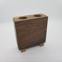 Posacepillos ecológico de madera curada - 2 unidades - comprar online