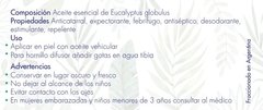 ACEITE ESENCIAL NATURAL DE EUCALIPTUS 15 ml - comprar online