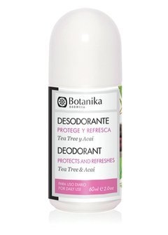 Desodorante Tea Tree y Acaí Roll on Botanika 60ml