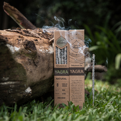 Sahumerios naturales resina de Yagra caja 8 unidades Sagrada Madre