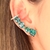 EARCUFF CRISTAL VERDE - comprar online