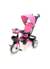 Triciclo Love muscial con capota y giro 360° rosa