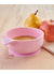 Bowl de silicona rosa Chicco - tienda online