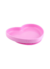 Plato corazón de silicona rosa Chicco