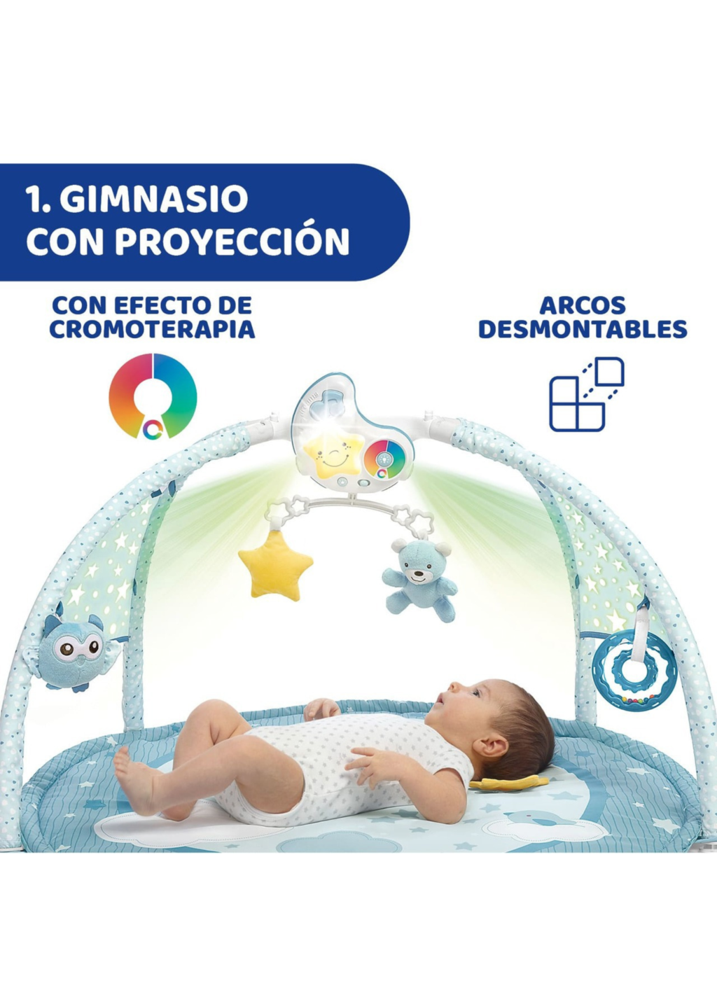 Gimnasio para bebe marca chicco clearance