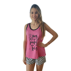 Pijama de Mujer Musculosa y Short Algodón