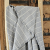 Alfombra / manta de algodón 160X195 Azucena Gris