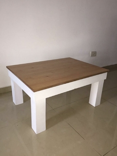 Mesa ratona Paraíso y blanco