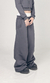 extra wide Baggy Pants / Dark Gray