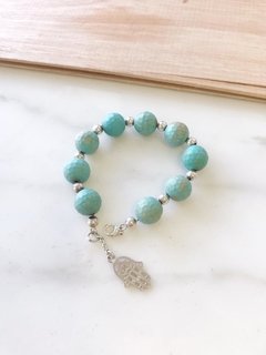 Pulsera Plata y Piedra - Creta - comprar online