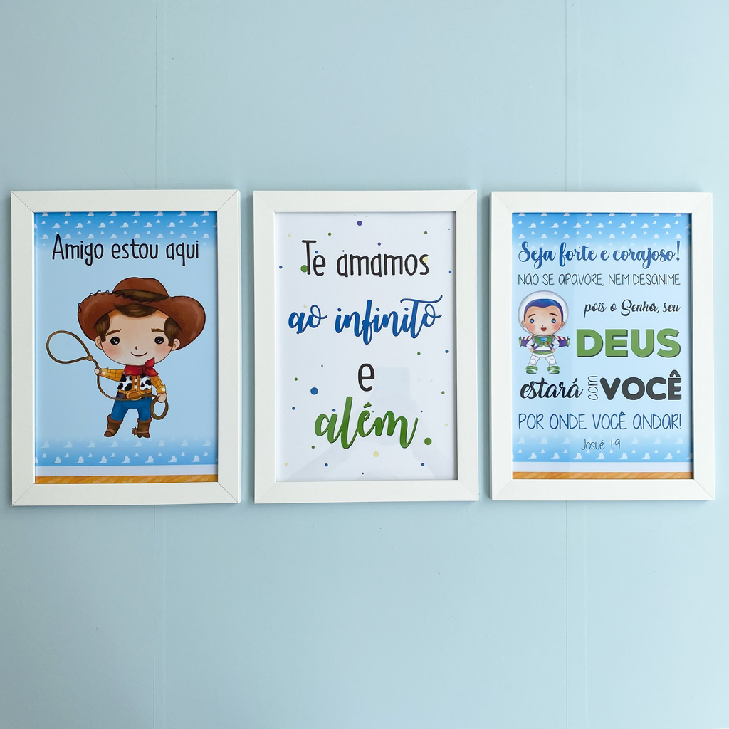 Quadro Decorativo Toy Story - Ao Infinito e Além