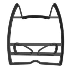 Cortantes Batman Máscara 6cm