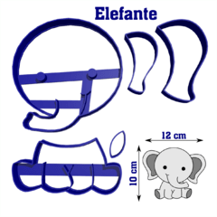 Cortante Elefante Fondant