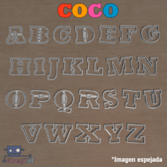 Cortante Letras Coco