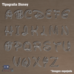 Cortante Letras Disney