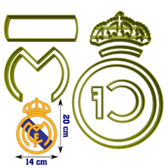Cortante Real Madrid 20 cm