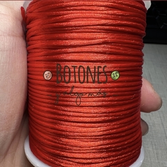 HILO DE SEDA ROJO 1 MM - ROLLO 100 MT- (COD: 2847)