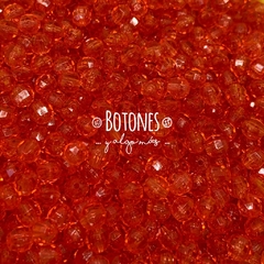 BOLITAS FACETADAS TANJARINA INTENSO-6MM- (COD:1208) - comprar online