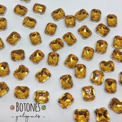 GEMA OCTAGON MINI TOPAZ ENGARZADA - 10 X 8MM (COD:975) NLT - comprar online