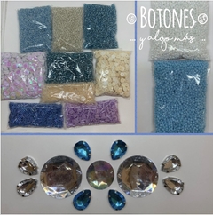 KIT DE BORDADO AZUL - (Cod: 1058) - comprar online