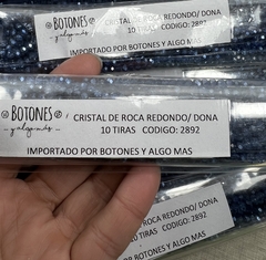 CRISTAL DE ROCA - 4X3.5MM- PAQUETE X 10 TIRAS (COD: 2892) REDONDO - comprar online