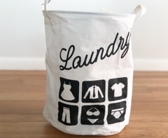 Cesto De Tela Laundry - tienda online