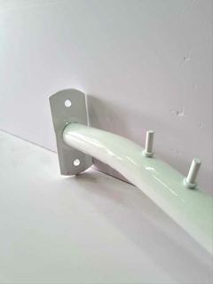 Perchero Inclinado Para Pared Dos Agujeros
