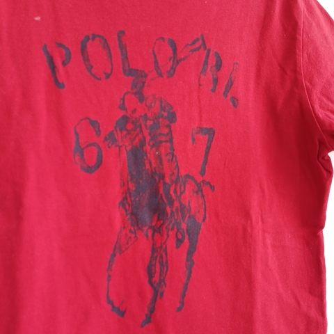 Remera Polo Ralph Lauren T.6 años roja m/c - comprar online