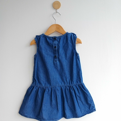 VESTIDO BABY GAP T.3 AÑOS JEAN VOLADOS - Eme de Mar