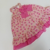 VESTIDO BRONNIE T. 3 AÑOS ROSA CIRCULO COLORES MOÑO en internet