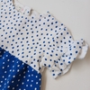 Vestido Zara T. 6- 9 meses blanco azul lunares - comprar online