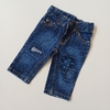 Pantalon Carters T. 3 meses jeans parches