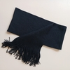 Bufanda s/m tejido hilo negro - comprar online