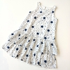 VESTIDO H&M T, 6- 7 AÑOS BLANCO ESTRELLAS AZULES