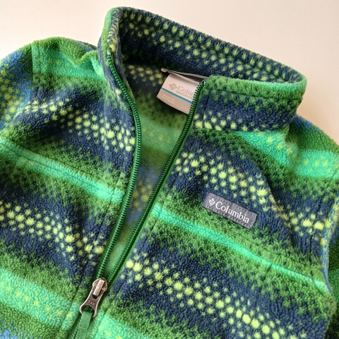 CAMPERA COLUMBIA T. 2 AÑOS VERDE `POLAR ESTAMPADA en internet