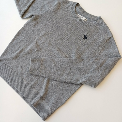 SWEATER ABERCROMBIE T. 9- 10 AÑOS GRIS - comprar online