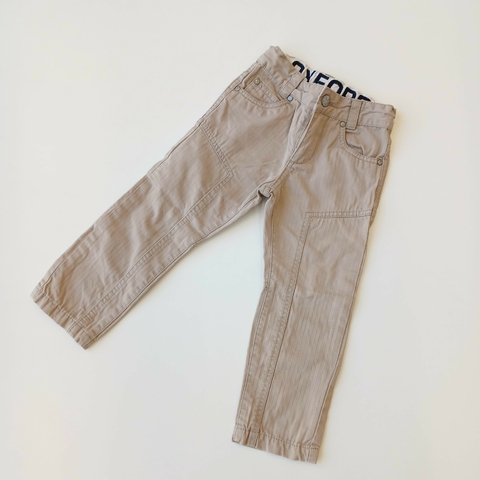 PANTALON CHICCO T. 2 AÑOS BEIGE CARGO * DETALLE