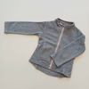 CAMPERA GEORGE T. 4 AÑOS GRIS POLAR CIERRE ROSA