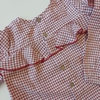 CAMISA CRAYON T. 4 AÑOS BLANC A CUADROS ROJA M/L - tienda online