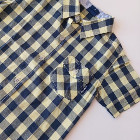 CAMISA MIMO T. 3 AÑOS AMARILOO CUADROS - comprar online