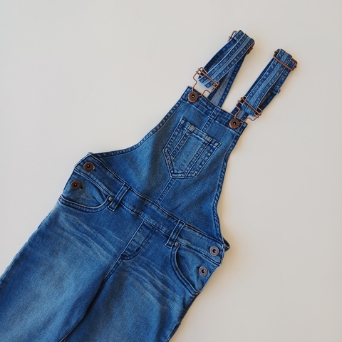 JARDINERO WANAMA T. 8 AÑOS JEANS CELESTE * DETALLE - comprar online