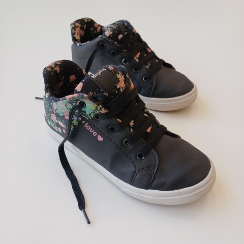 ZAPATILLAS HEYDAY N. 31 NEGRAS FLORES - comprar online