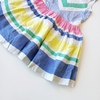 VESTIDO TOMMY T. 4 AÑOS BLANCO RAYAS COLORES - comprar online