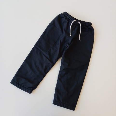 PANTALON S/M T. 2- 3 AÑOS NEGRO POLAR POR DENTRO